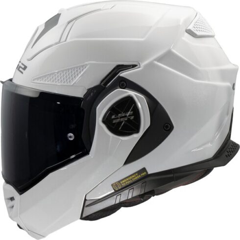 LS2 casco moto modular FF901 Advant X Solid blanco