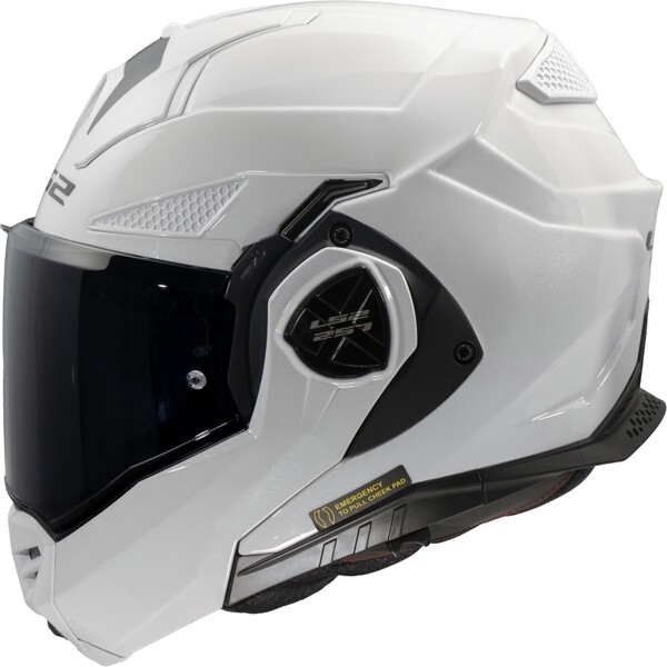 LS2 casco moto modular FF901 Advant X Solid blanco