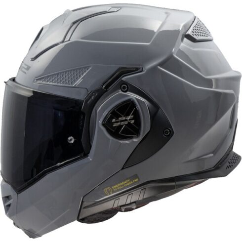 LS2 casco moto modular FF901 Advant X Solid gris nardo