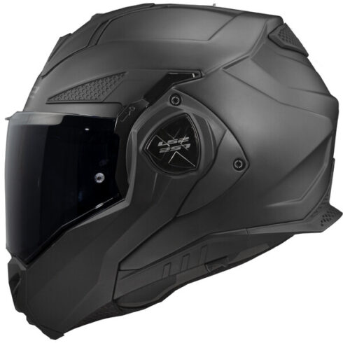 LS2 casco moto modular FF901 Advant X Solid negro mate