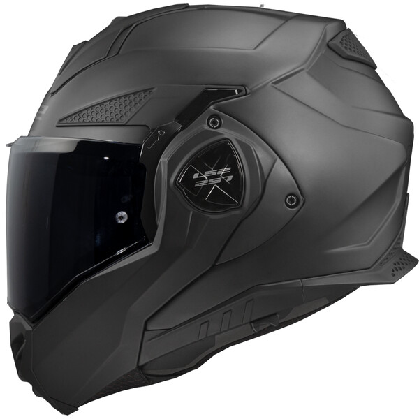 LS2 casco moto modular FF901 Advant X Solid negro mate
