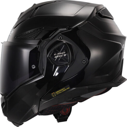 LS2 casco moto modular FF901 Advant X Solid negro