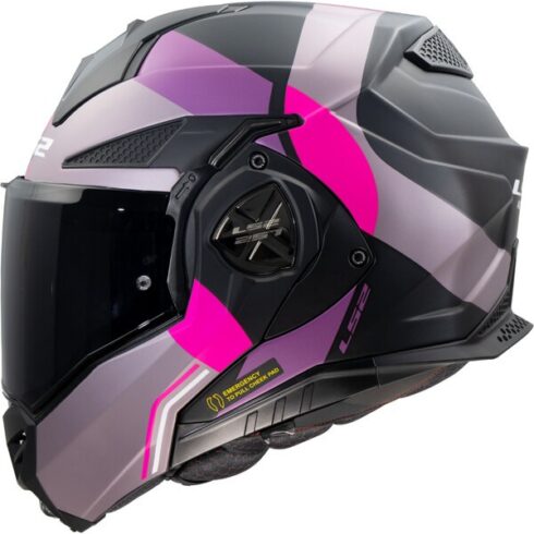 LS2 casco moto modular FF901 Advant X Ultra rosa