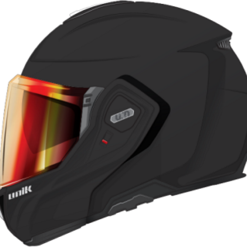 Unik casco modular 180º Spectrum DV Dotty negro mate