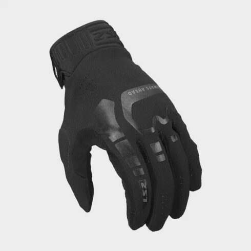 LS2 guantes moto Flex negro