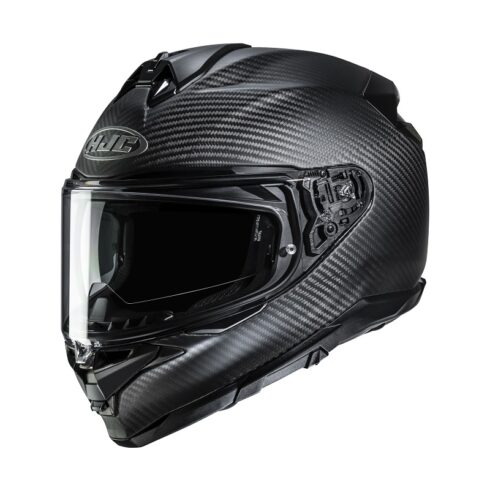 HJC casco moto integral F72 Carbon Solid negro mate