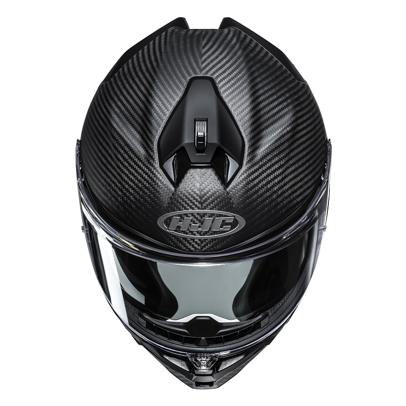 HJC casco moto integral F72 Carbon Solid negro mate - Imagen 2