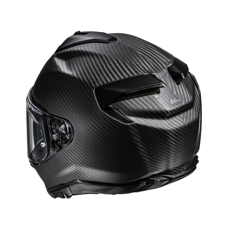 HJC casco moto integral F72 Carbon Solid negro mate - Imagen 3