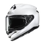 HJC casco moto integral F72 Solid blanco perla