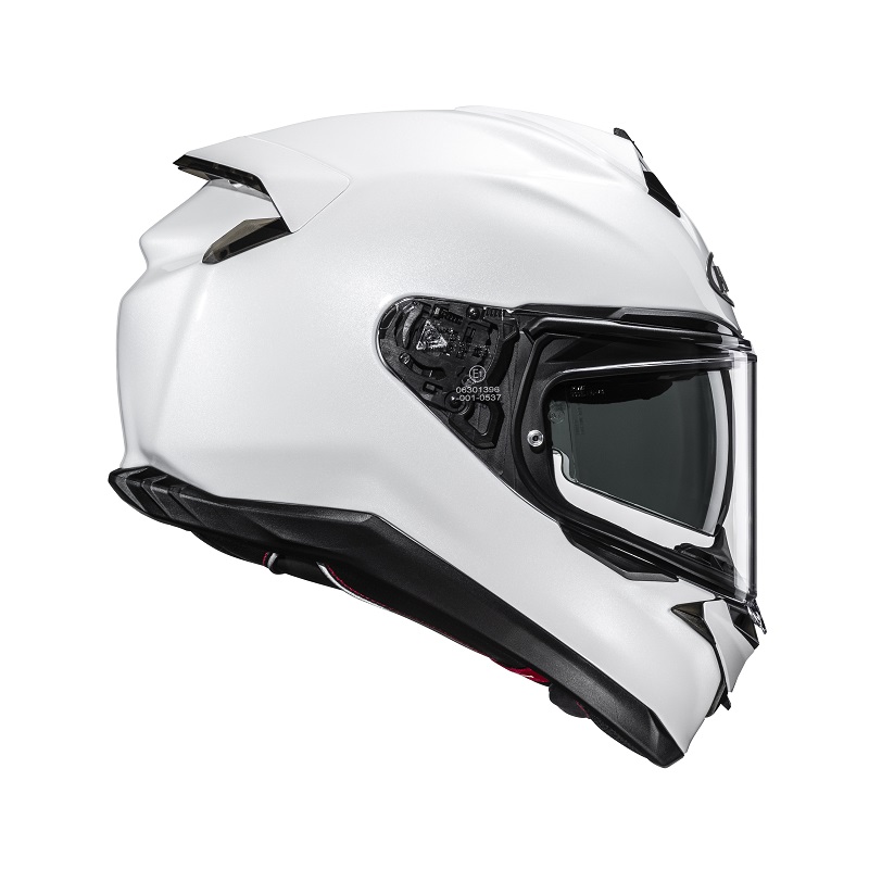 HJC casco moto integral F72 Solid blanco perla - Imagen 4