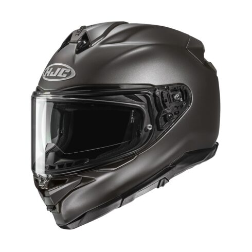 HJC casco moto integral F72 Solid titanio mate