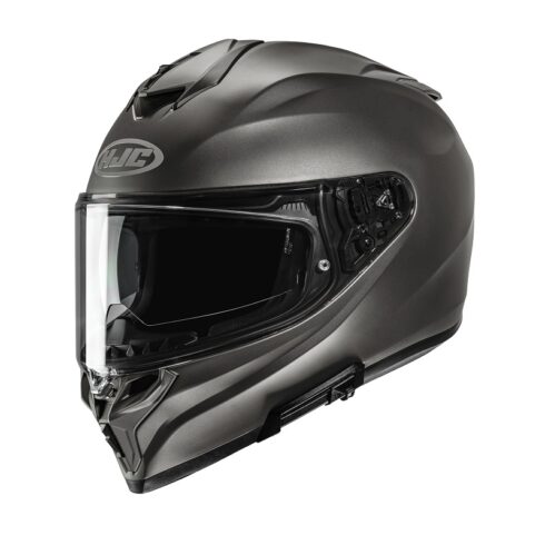 HJC casco moto integral I72 Solid titanio mate