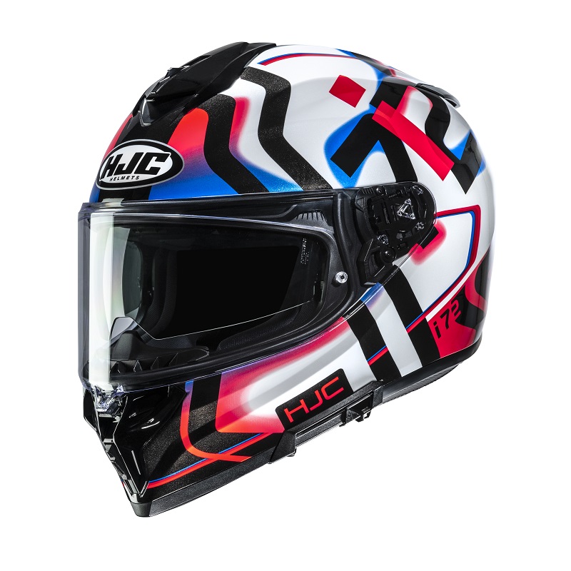 HJC casco moto integral I72 Tala MC21 rojo azul