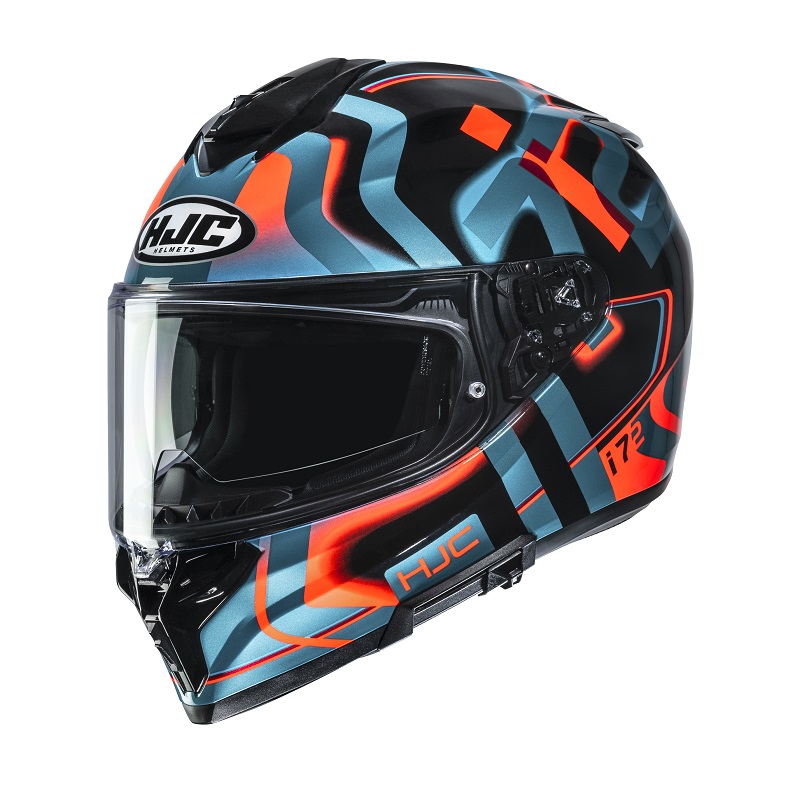 HJC casco moto integral I72 Tala MC26H azul naranja