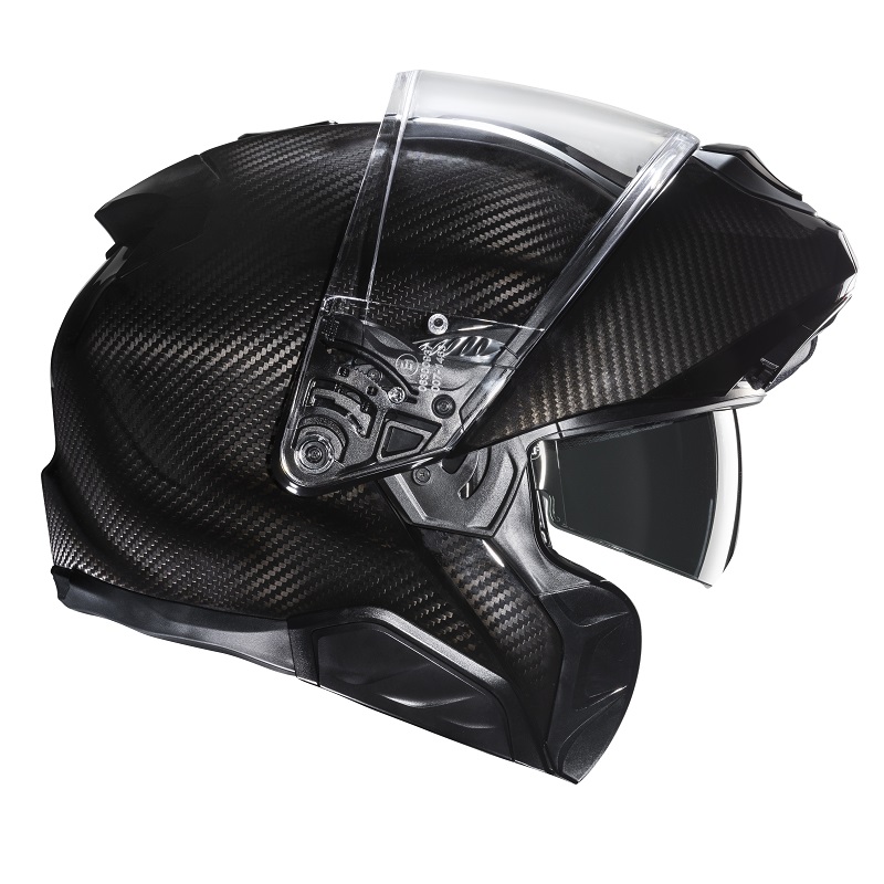 HJC casco moto modular RPHA 91 Carbon Solid negro - Imagen 4