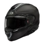 HJC casco moto modular RPHA 91 Carbon Solid negro mate