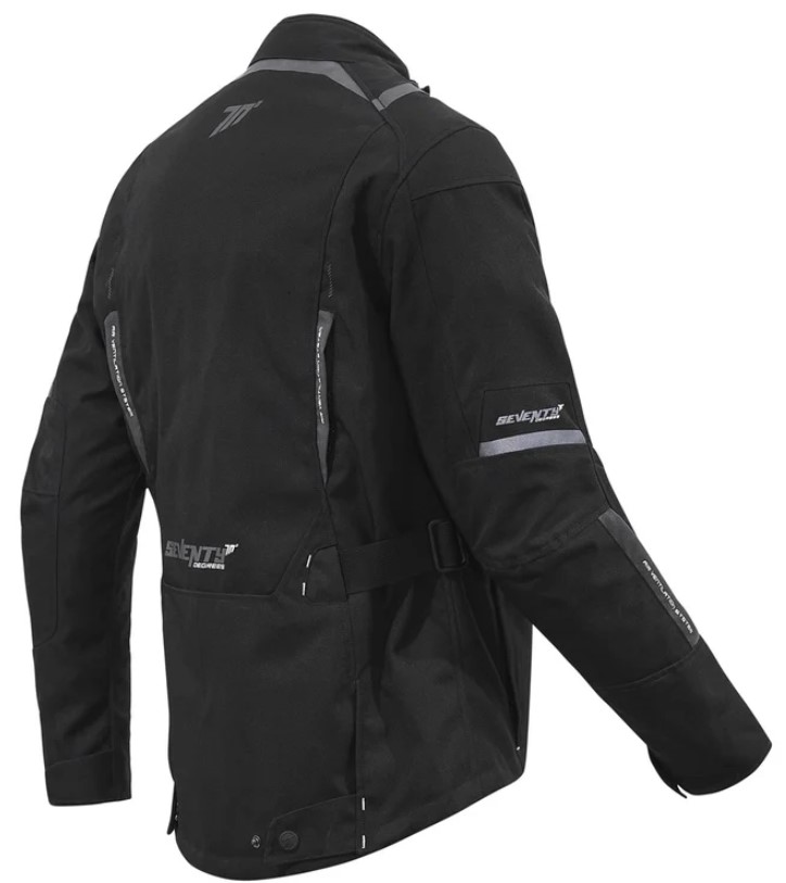 Seventy Degrees chaqueta moto JT83 Tonale negro - Imagen 2