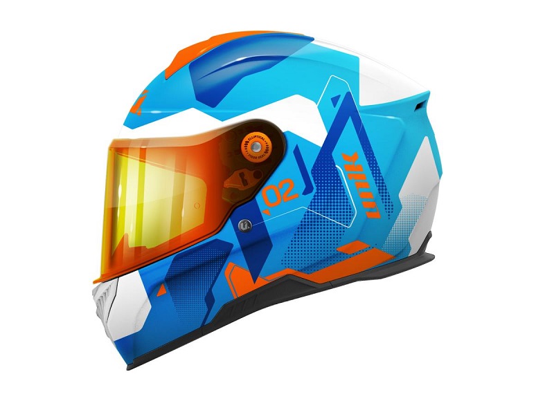 Unik casco integral Ultra Cyborg azul