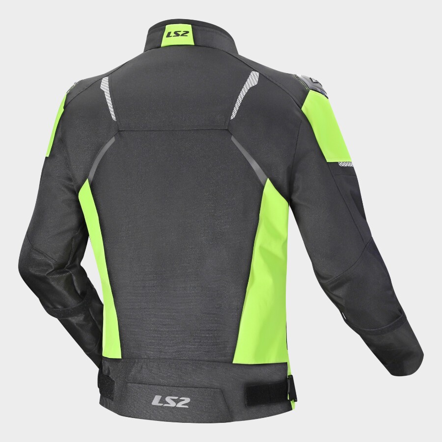 LS2 chaqueta moto Zoom flúor - Imagen 2