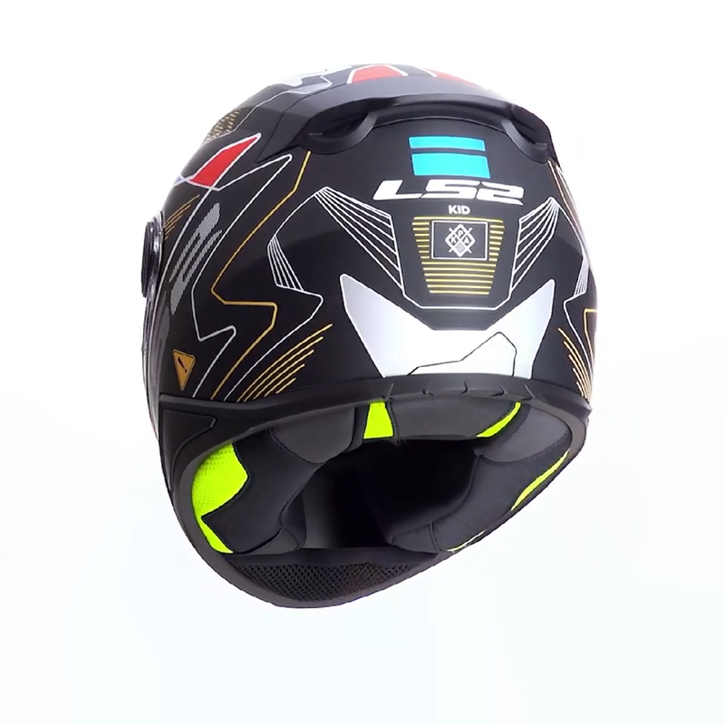 LS2 casco moto infantil integral FF812 Zero - Imagen 2