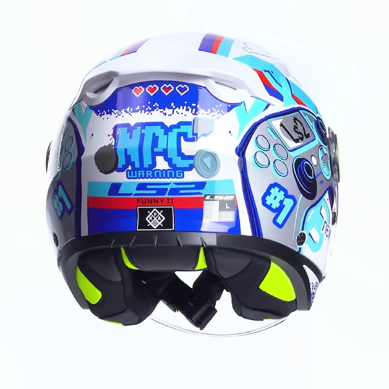 LS2 casco moto infantil Funny II OF622 Next level - Imagen 2